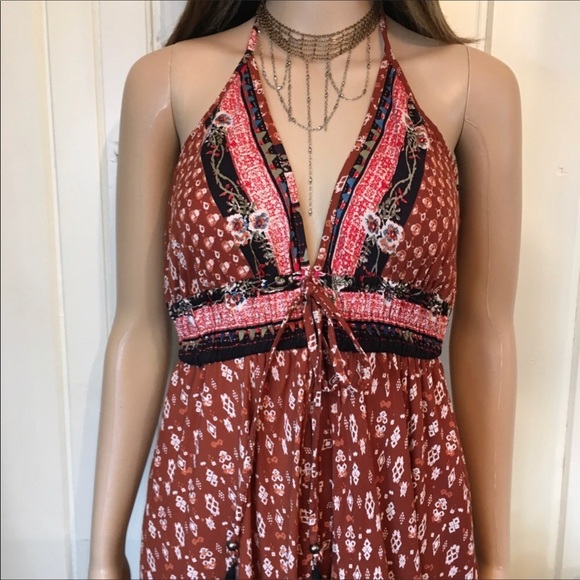 Wine Maxi Romper - Picture 4 of 8